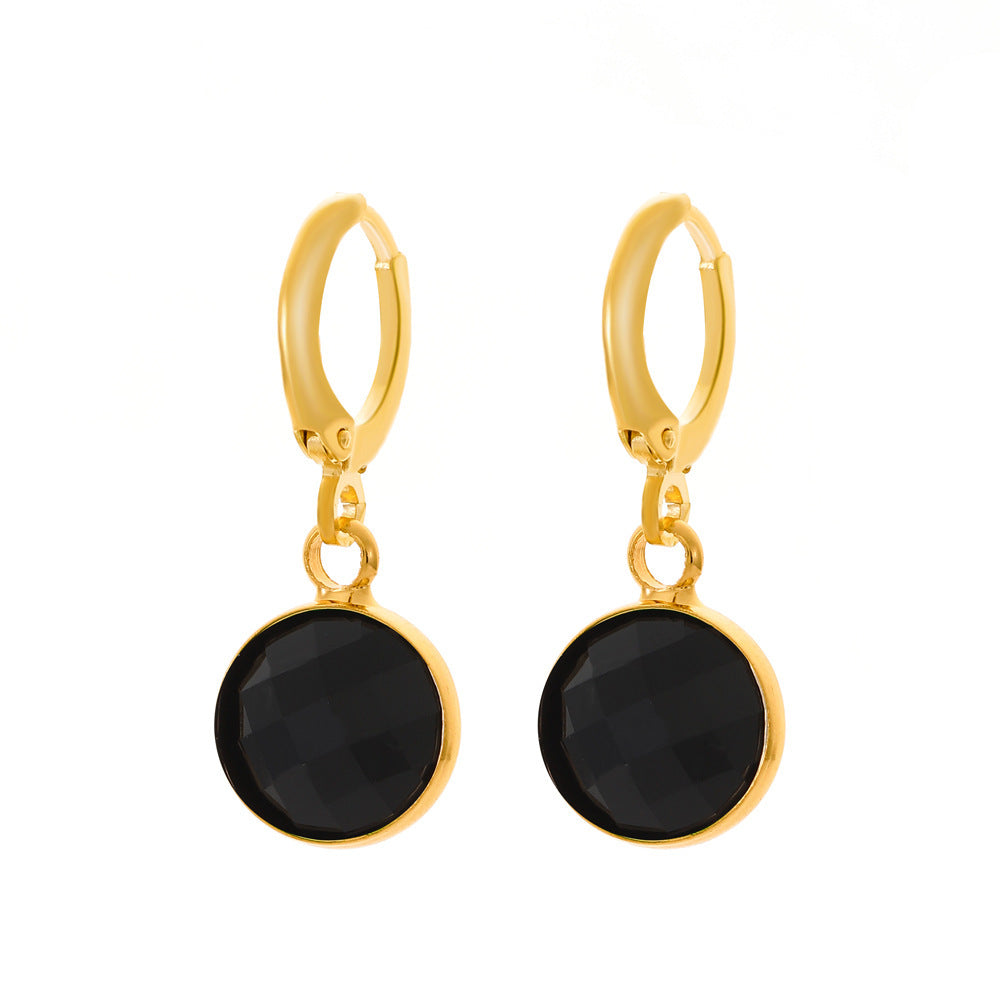 Color Transparent Crystal Ear Clips Affordable Luxury Fashion French Style
