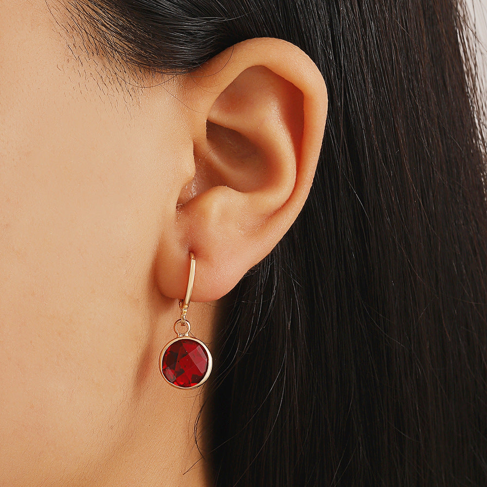 Color Transparent Crystal Ear Clips Affordable Luxury Fashion French Style