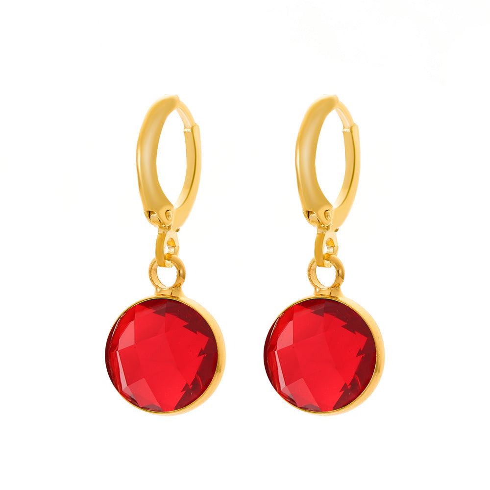 Color Transparent Crystal Ear Clips Affordable Luxury Fashion French Style