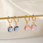 Color Transparent Crystal Ear Clips Affordable Luxury Fashion French Style