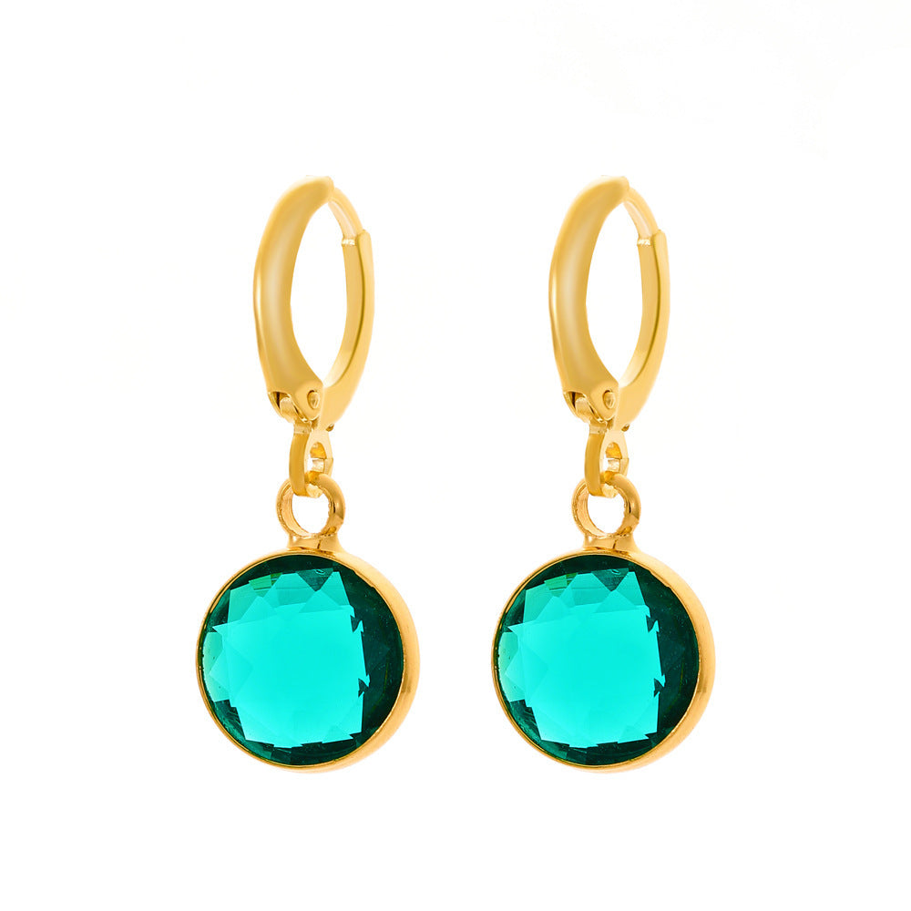 Color Transparent Crystal Ear Clips Affordable Luxury Fashion French Style