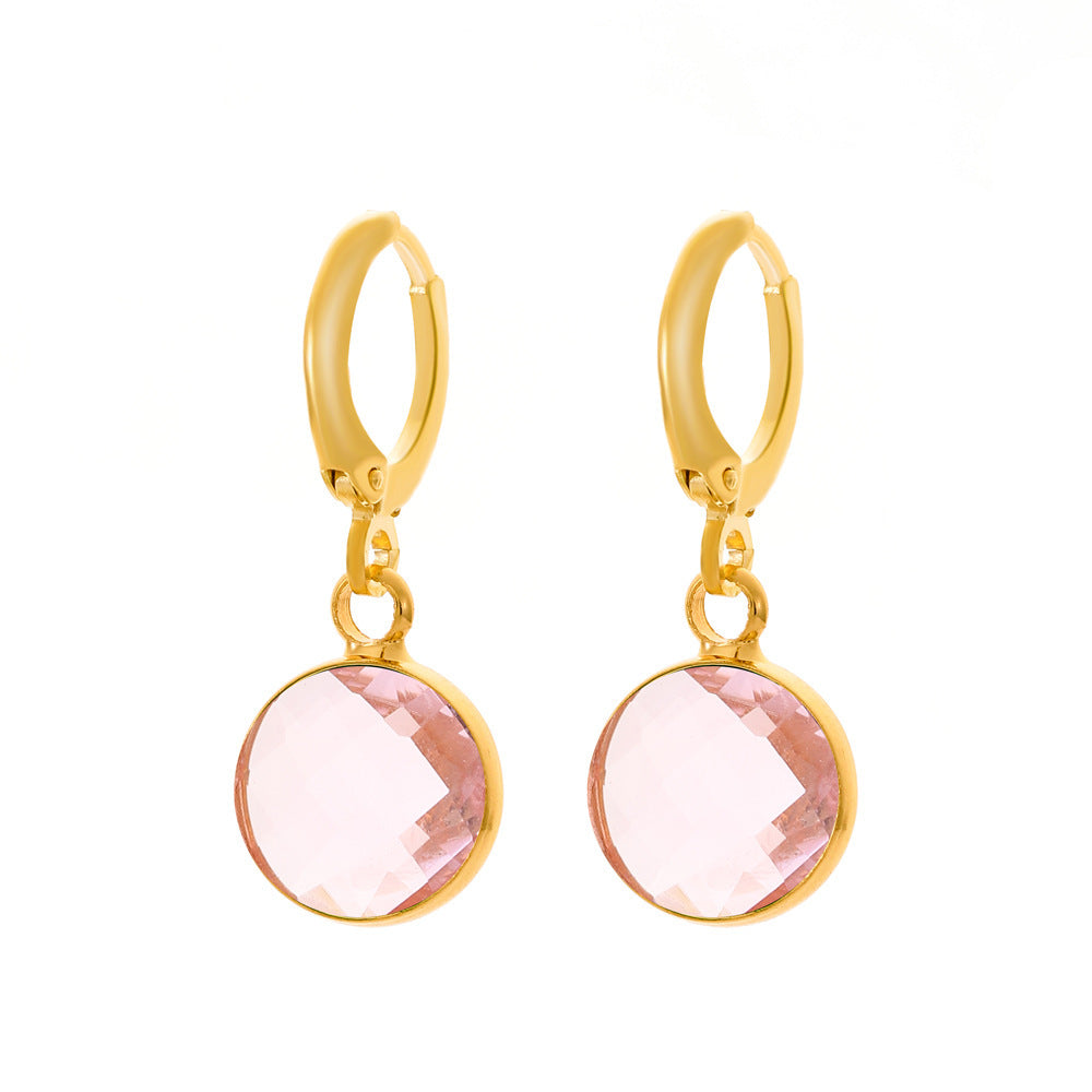 Color Transparent Crystal Ear Clips Affordable Luxury Fashion French Style